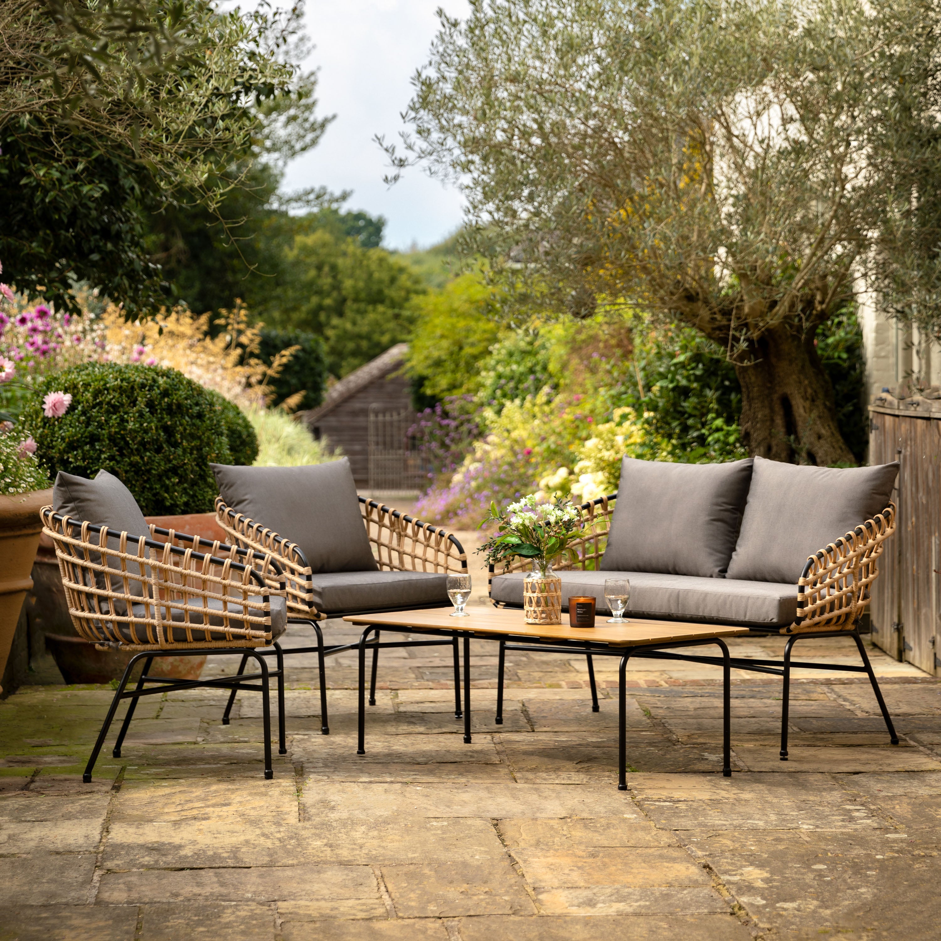 Barbados Outdoor Lounge Set | 4 Seater